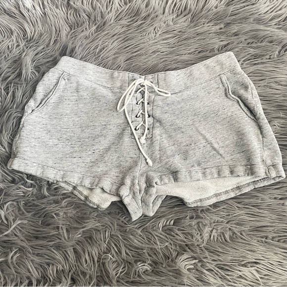 Madewell Pants - MADEWELL lace-up cotton lounge shorts